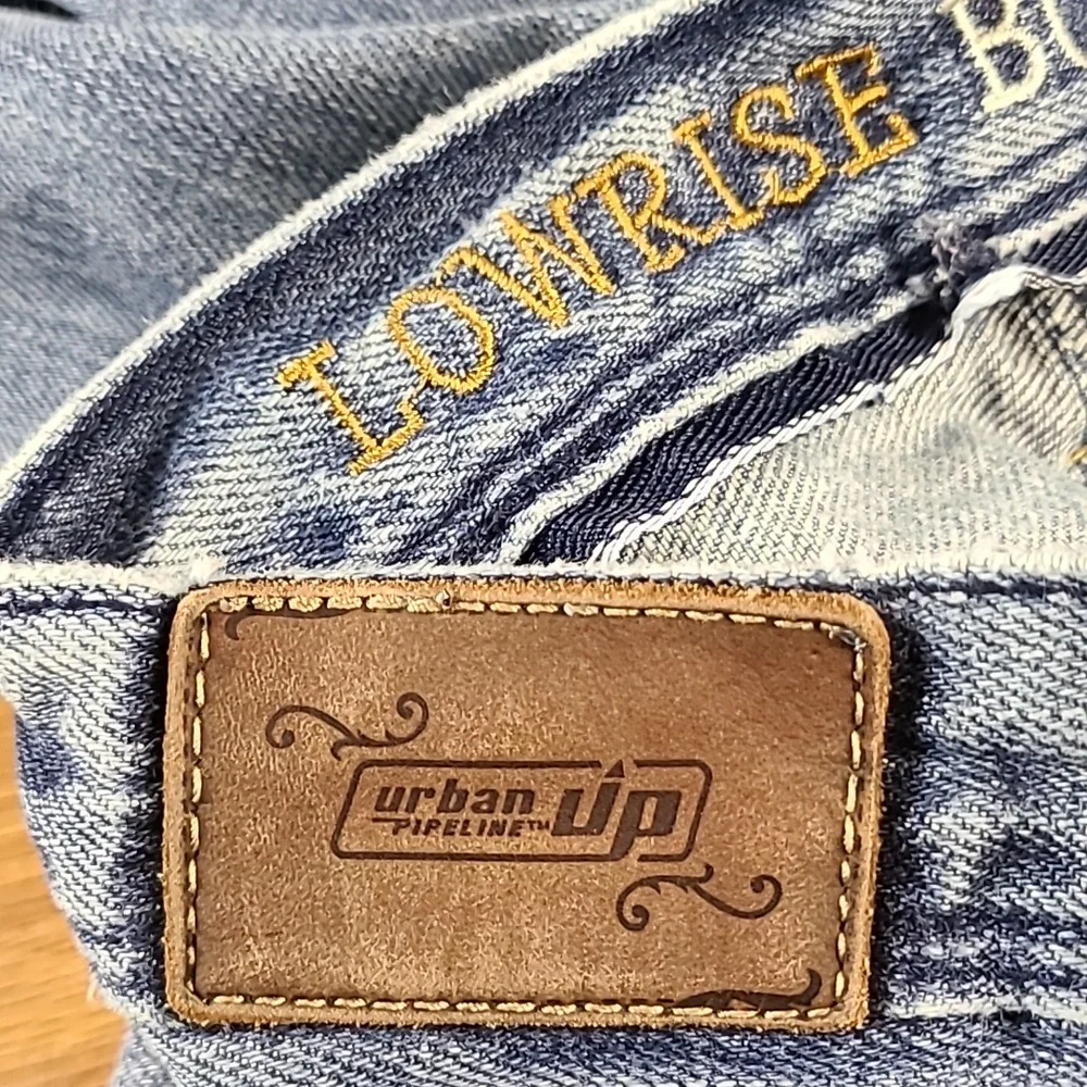 URBAN UP PIPELINE 32x32 MENS VITAGE DENIM FADED STRIGHT JEANS